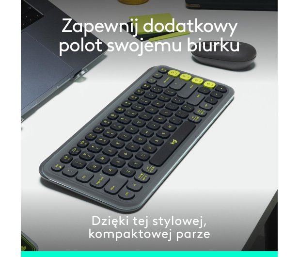 Logitech POP ICON Combo biała - 1355575 - zdjęcie 6